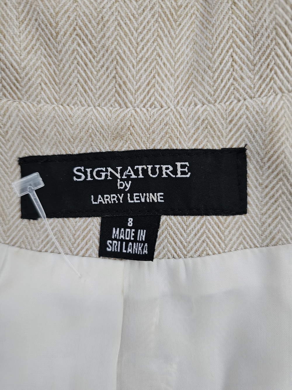 VINTAGE (Y2K) Exellent.  Signature By Larry Levine Wms 2 Pcs Pants Suit SIZE 8. - Picture 4 of 16